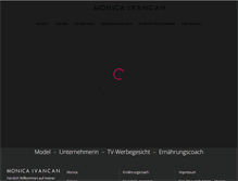 Tablet Screenshot of monica-ivancan.de